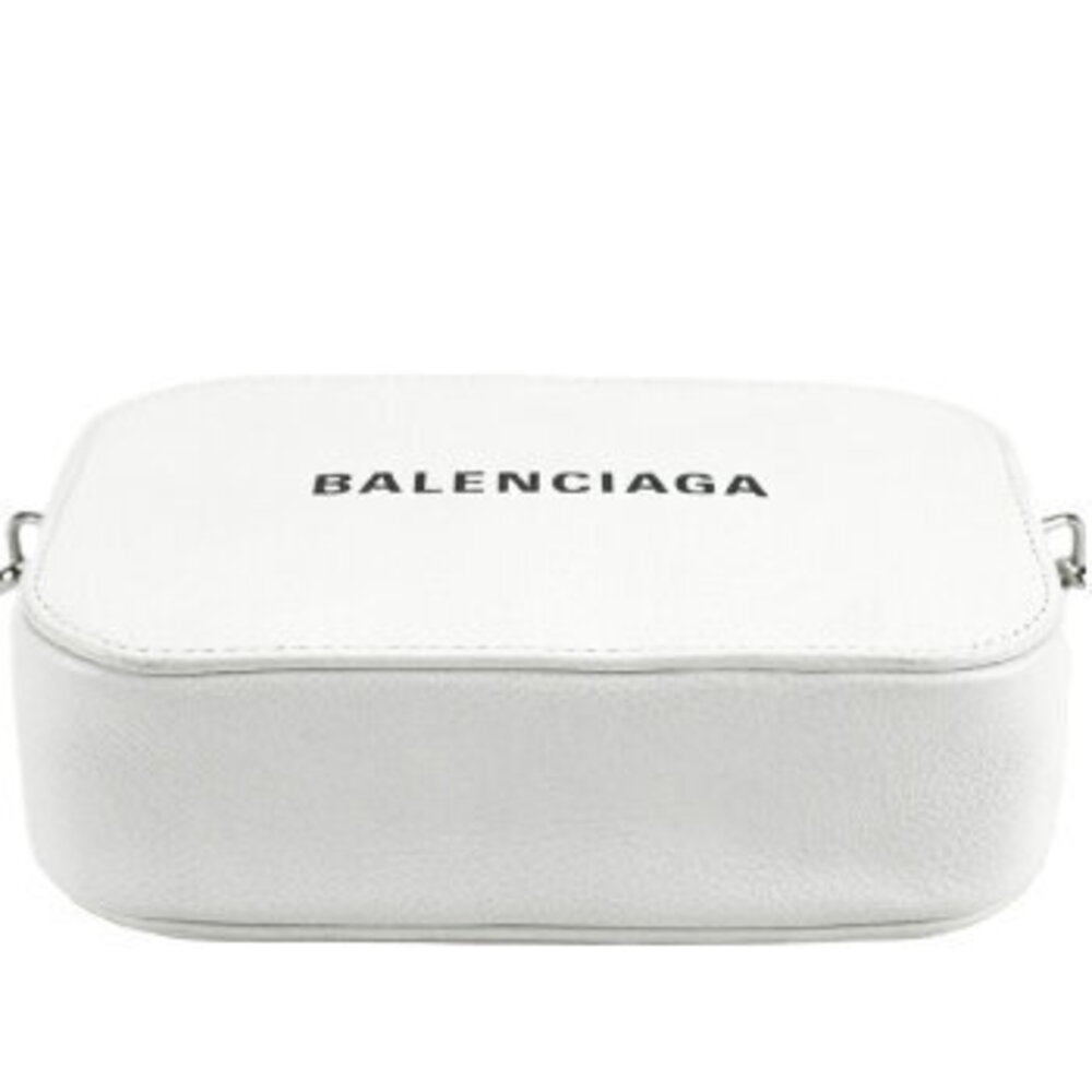 Balenciaga Everyday XS Camera Bag White Leather Crossbody Logo - Picture 6 of 10